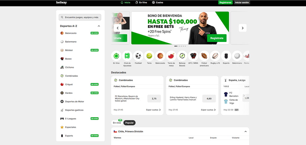 Betway Deportes Uruguay
